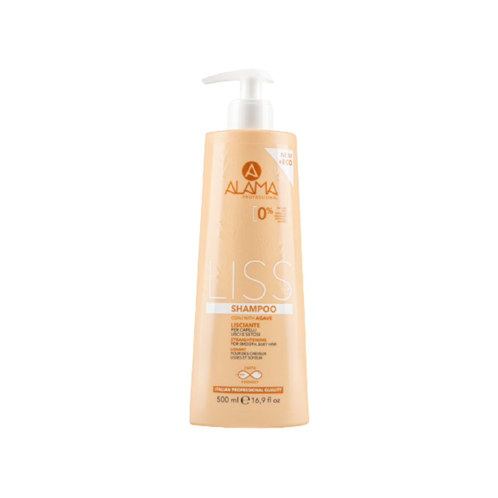 Alama Liss Shampoo Lisciante Per Capelli Lisci e Setosi 500 ml - -