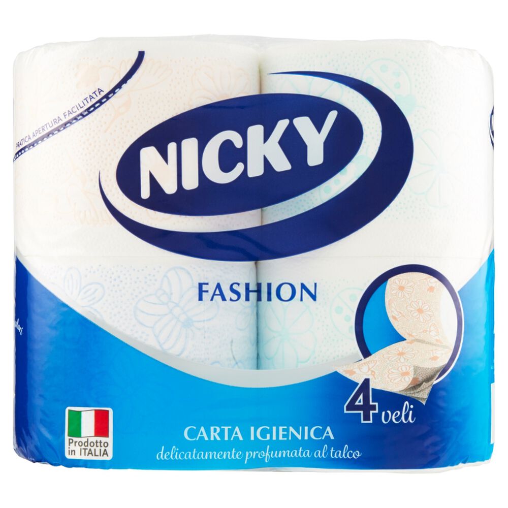 Nicky Carta Igienica 4 Rotoli, , large
