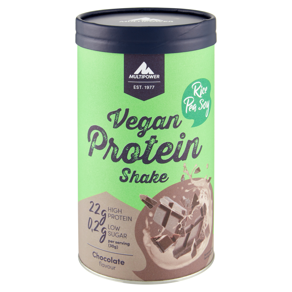 Multipower Vegan Protein Shake Chocolate 420 g - -