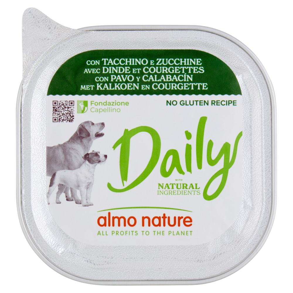 Almo Nature Daily con Tacchino e Zucchine 100 g - -