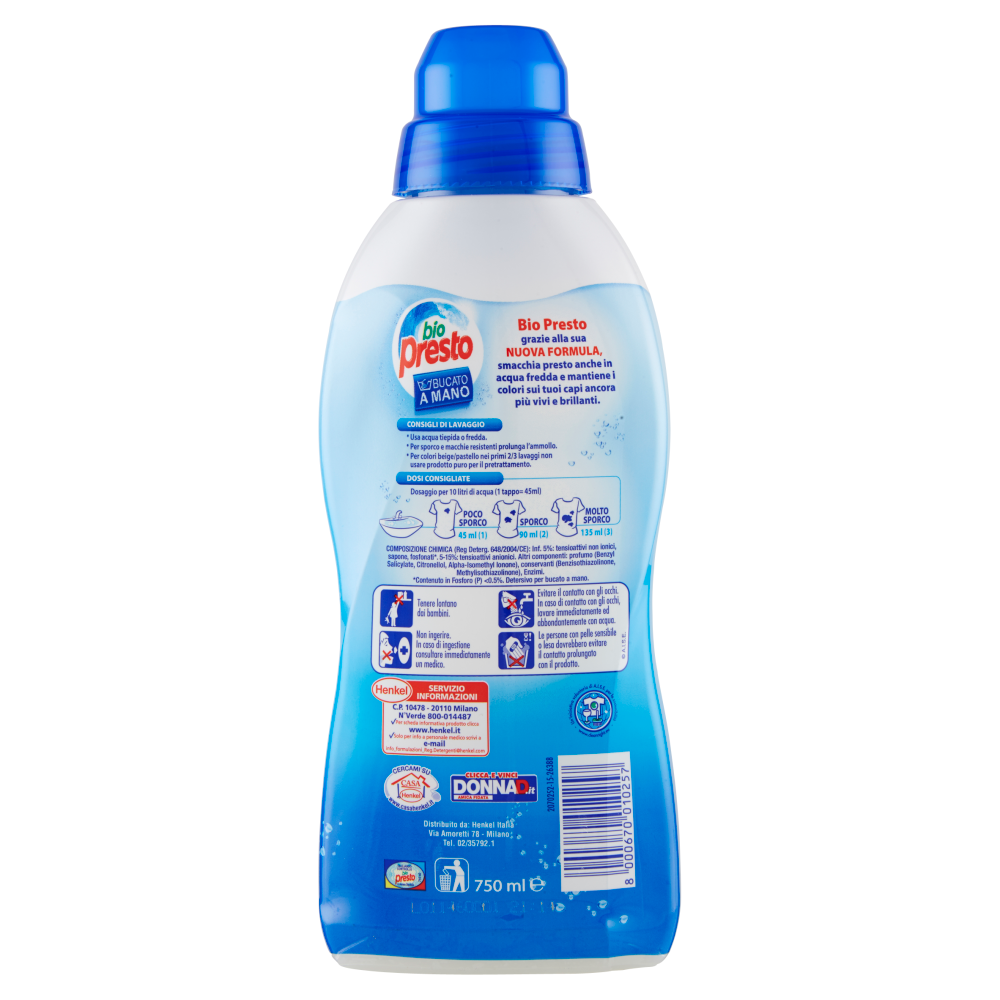 Bio Presto Bucato a Mano 750ml, , large