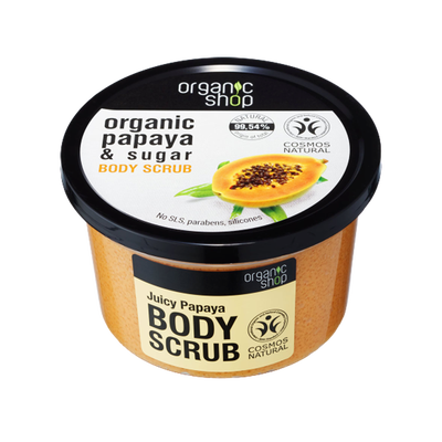 Organic Shop Body Scrub Juicy Papaya e Sugar 250 ml