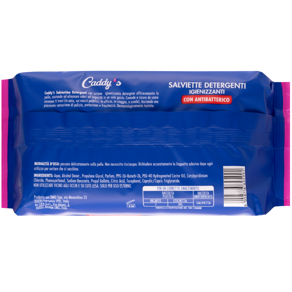 Caddy's Salviette Igienizzanti 64 Pezzi , , large