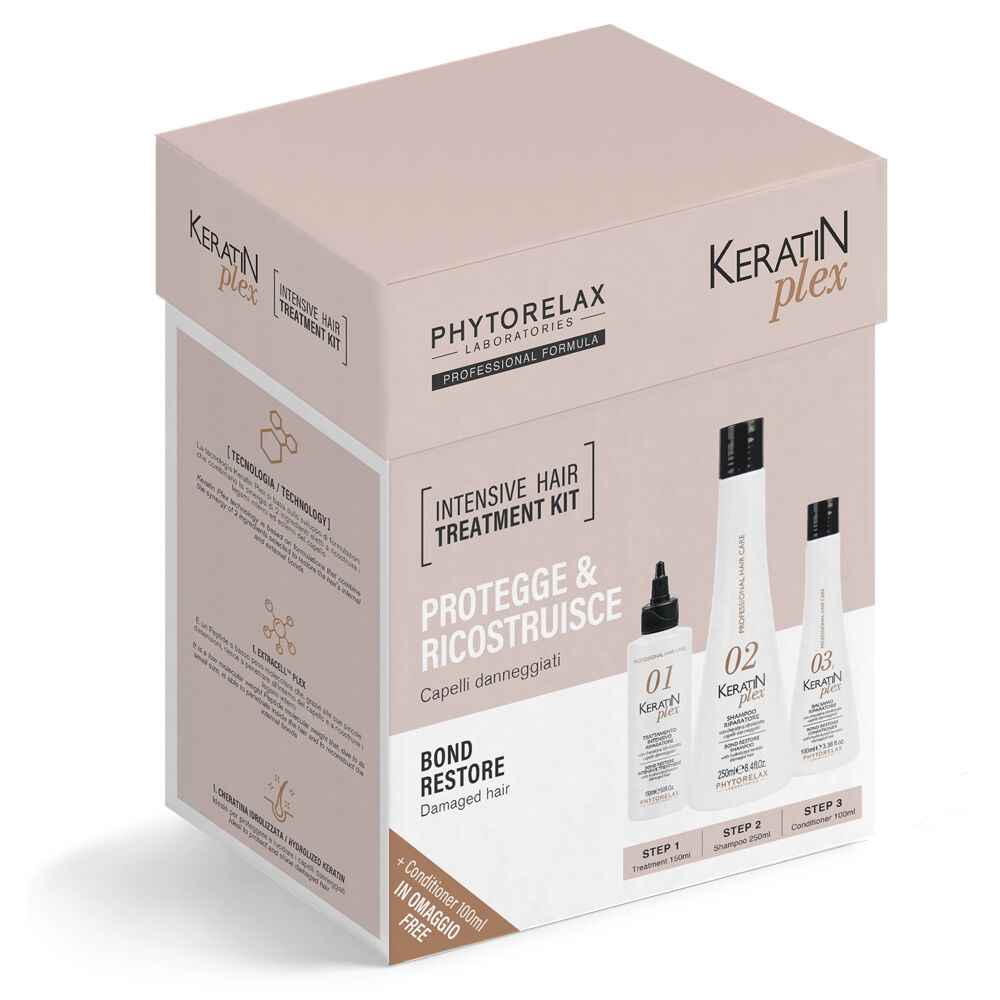 Phytorelax Keratin Plex Intensive Hair Treatment Kit , , large