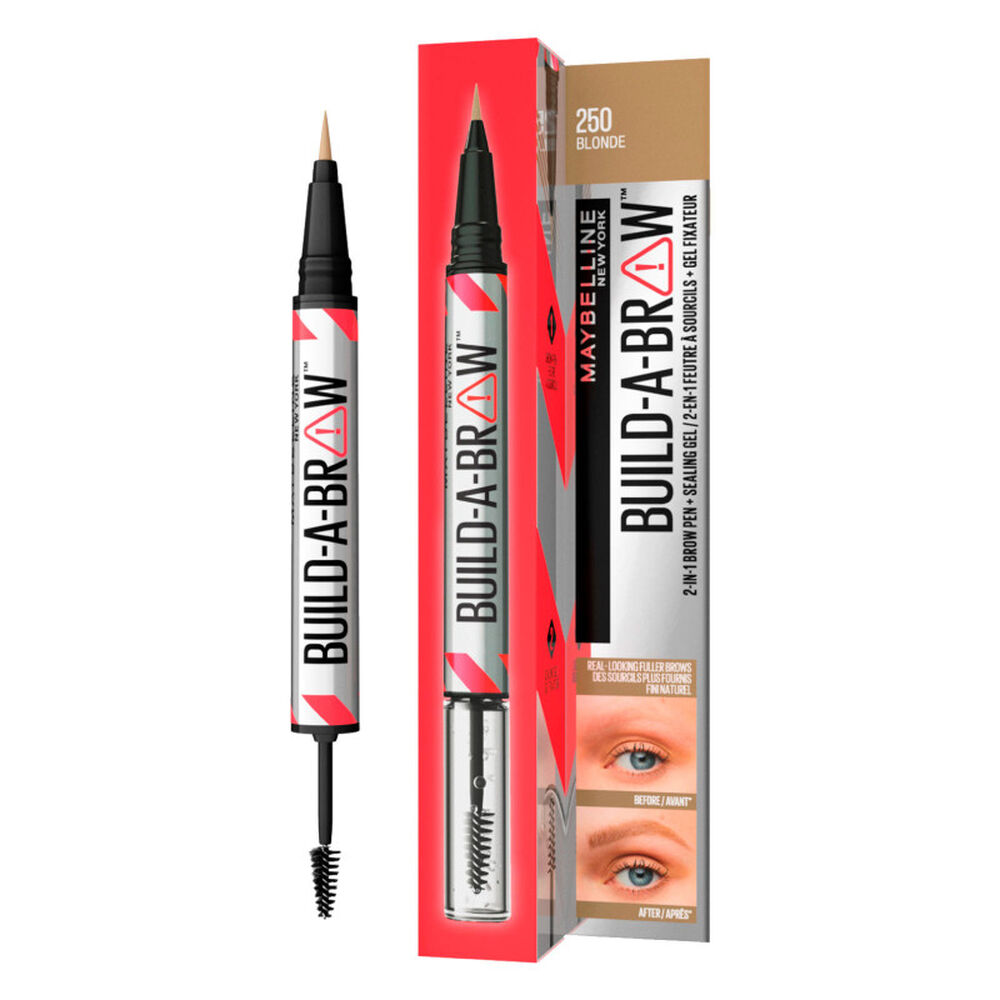 Maybelline Build-A-Brow Penna Sopracciglia e Gel Fissante N.250, , large