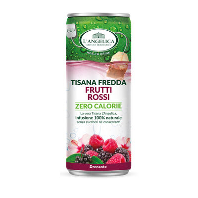 L'Angelica Health Drink Tisana Fredda Drenante Frutti Rossi 240 ml