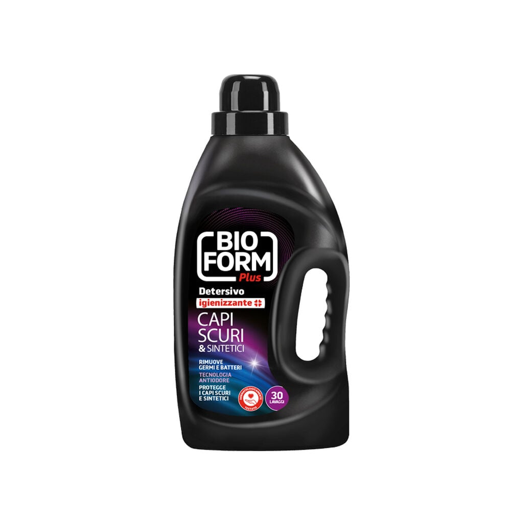 Bioform Plus Detersivo Igienizzante Capi Scuri e Sintetici 30 Lavaggi, , large