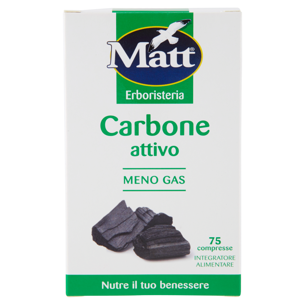 Matt Erboristeria Carbone Attivo 75 Compresse, , large