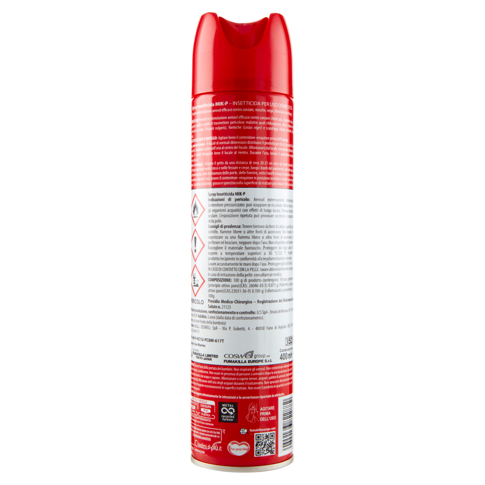Vape Insetticida Spray Multinsetto 400ml	, , large