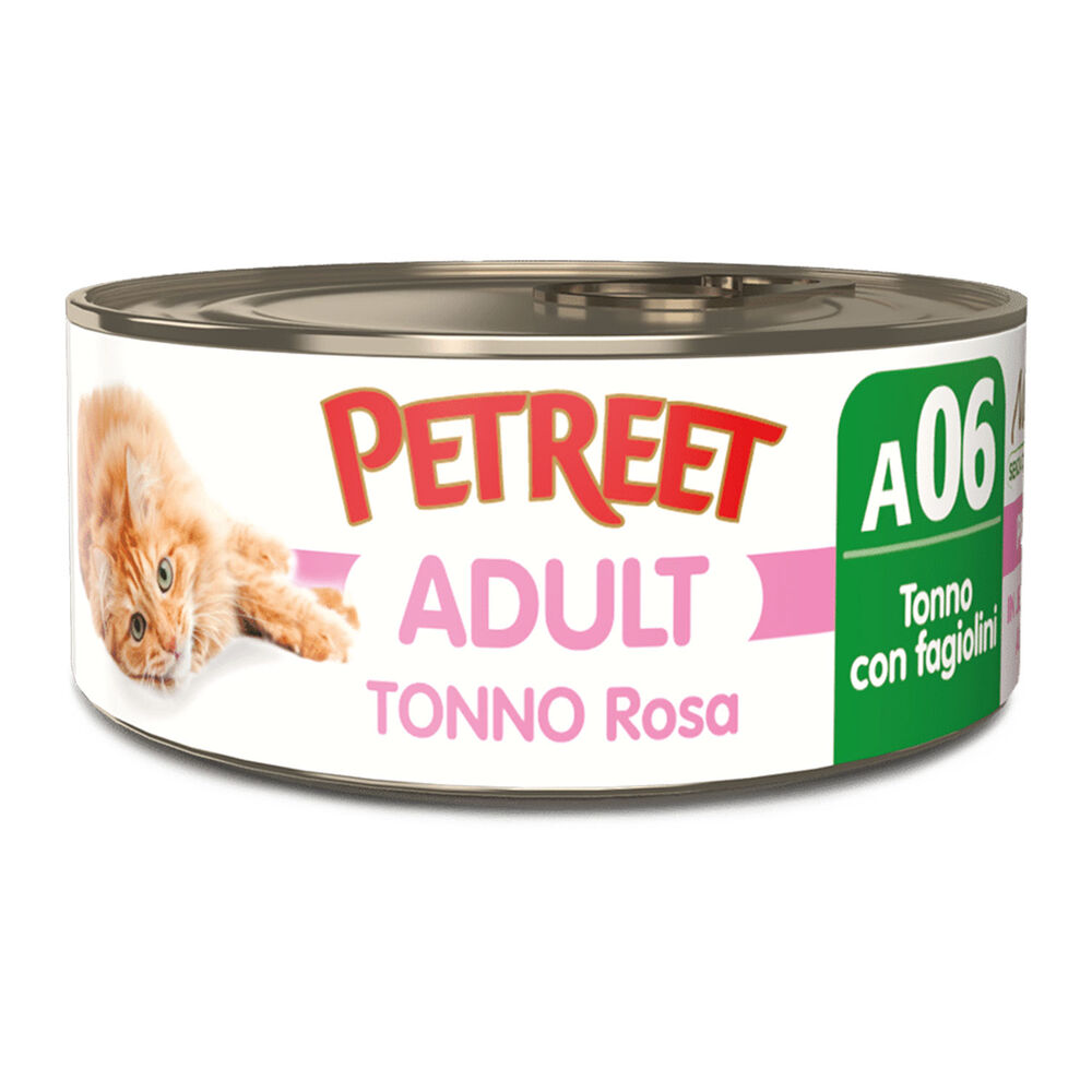 Petreet Natura Tonno Rosa con Fagiolini 70 g, , large