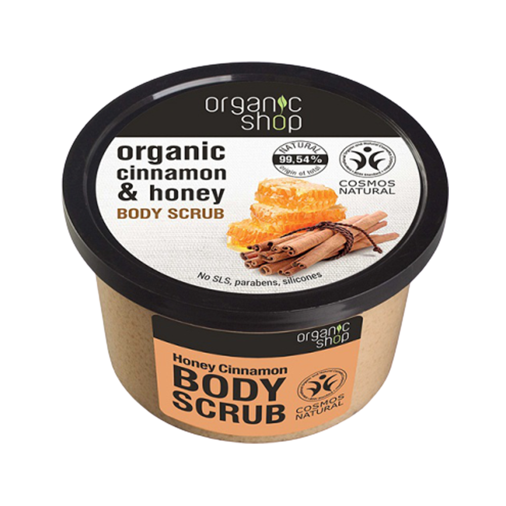 Organic Shop Body Scrub Miele e Cannella 250 ml - - - Immagine 1