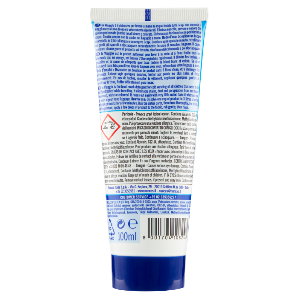 Nuncas in Viaggio Detersivo a Mano 100 ml, , large