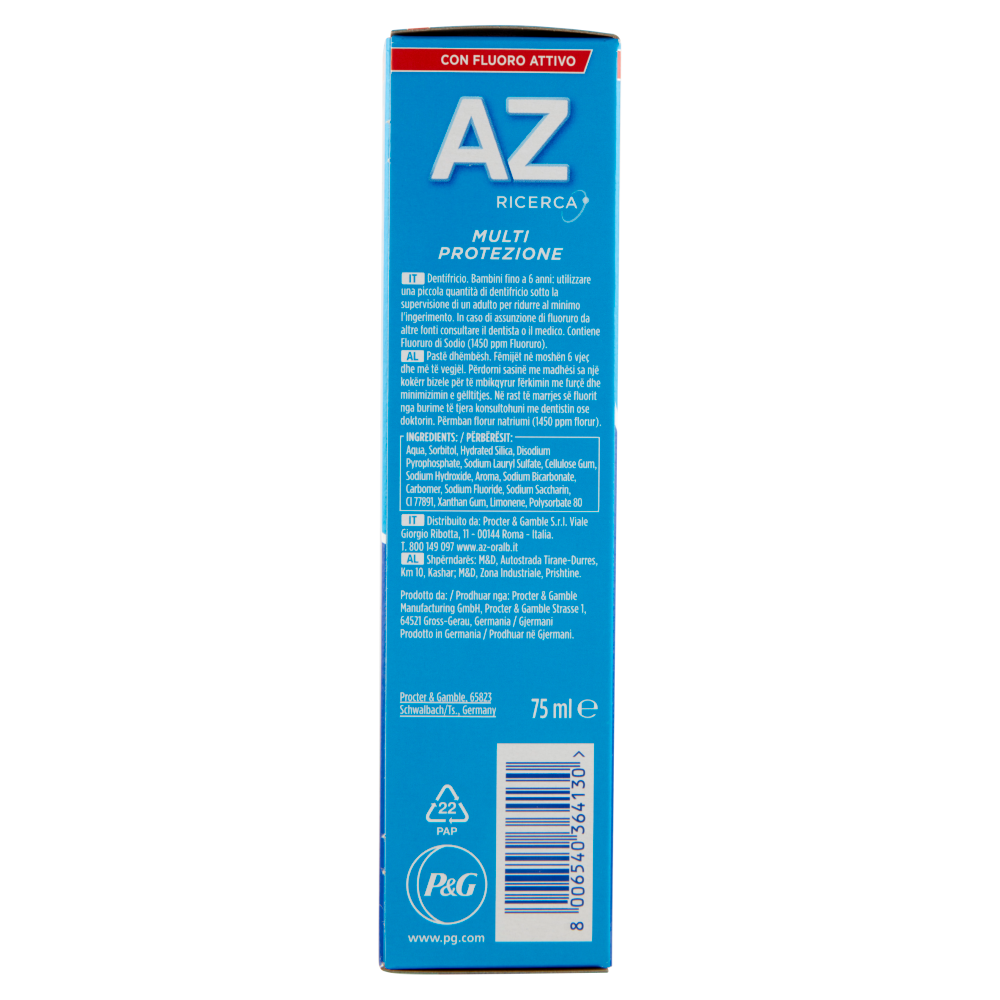 Az Ricerca Tartar Control Dentifricio 75 ml,  Az Ricerca Tartar Control Dentifricio 75 ml, , large