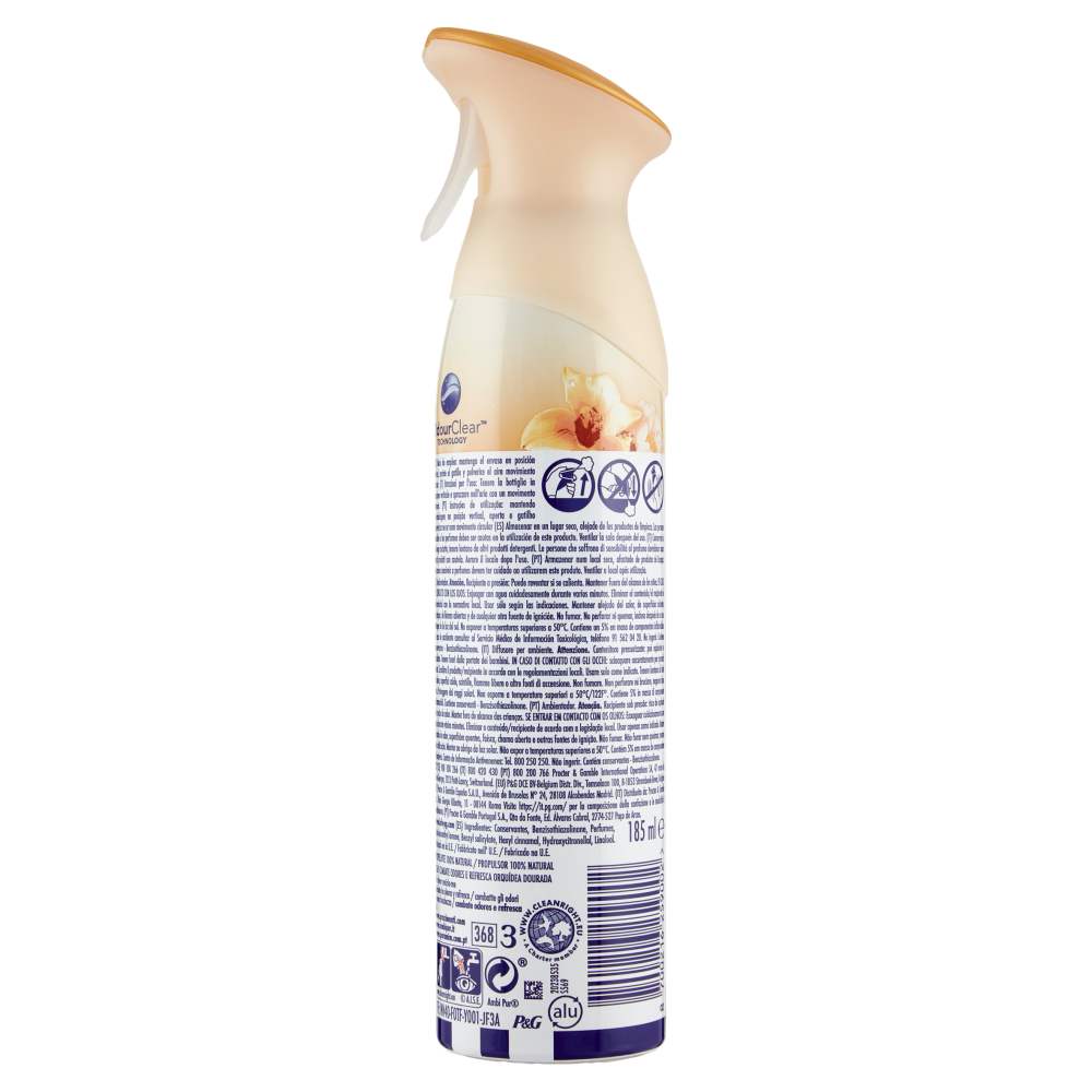 Ambi Pur Profumatore per Ambienti Deodorante Spray Oro e Fiori di Vaniglia 185 ml, , large