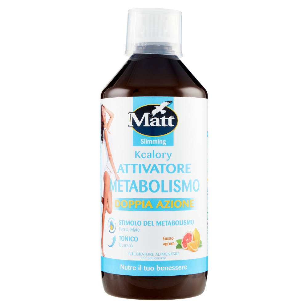 Matt Slimming Kcalory Attivatore Metabolismo Doppia Azione 500 ml, , large