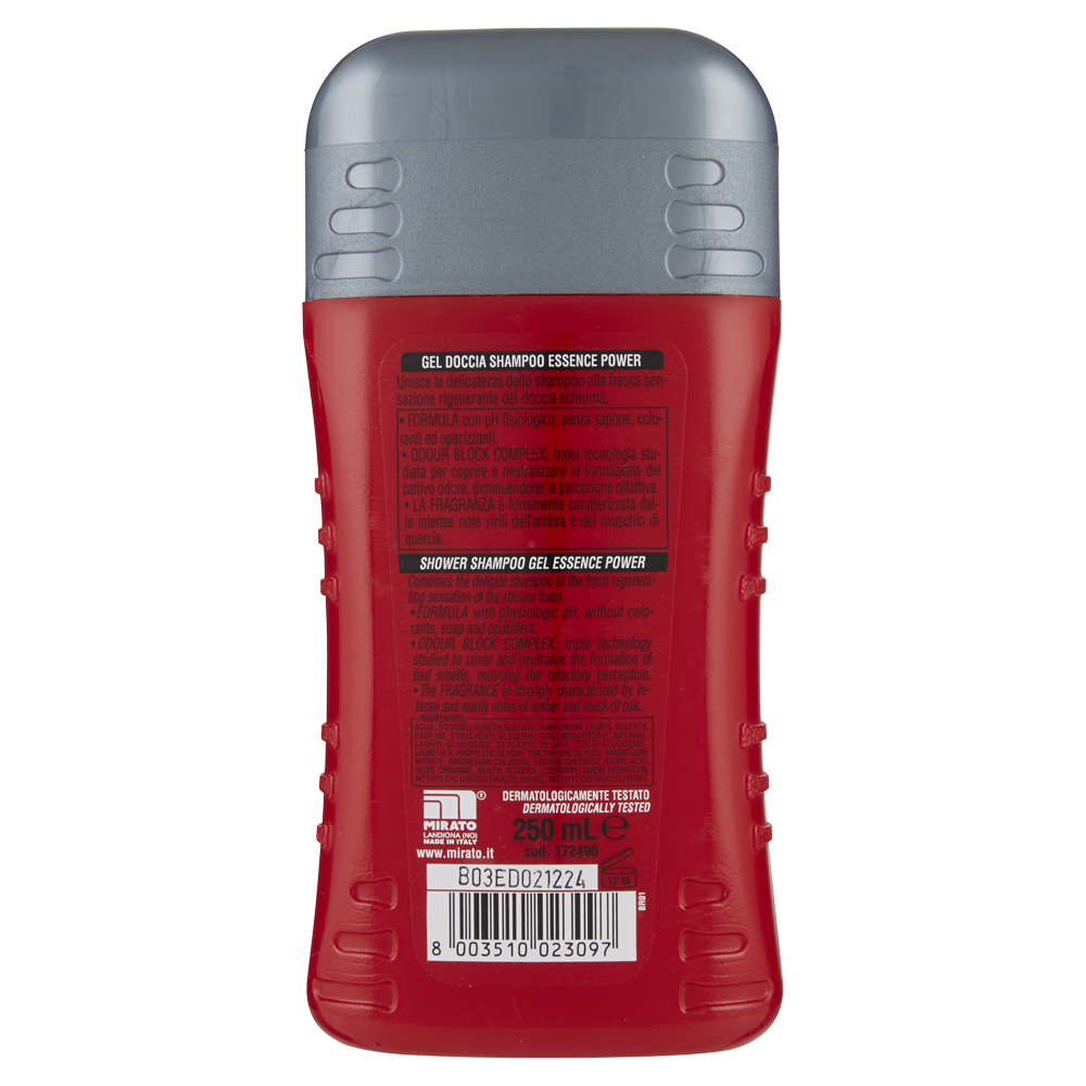 Intesa Pour Homme Gel Doccia Shampoo Rigenerante Essence Power 250 ml, , large