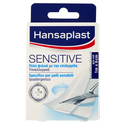 Hansaplast Striscia Sensitive 1x6cm 10 Pezzi