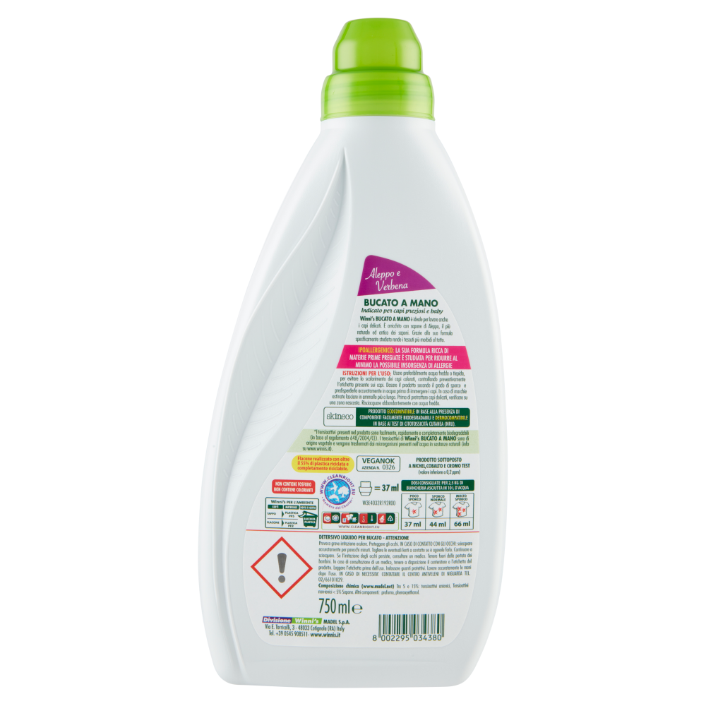 Winni's Detersivo Bucato a Mano 750 ml, , large