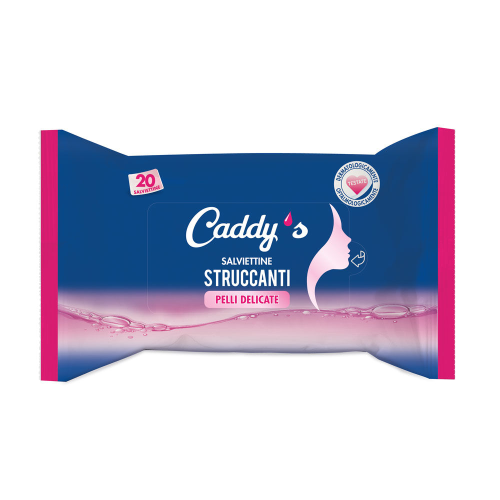 Caddy's Salviette Struccanti Pelli Delicate 20 Pezzi - -