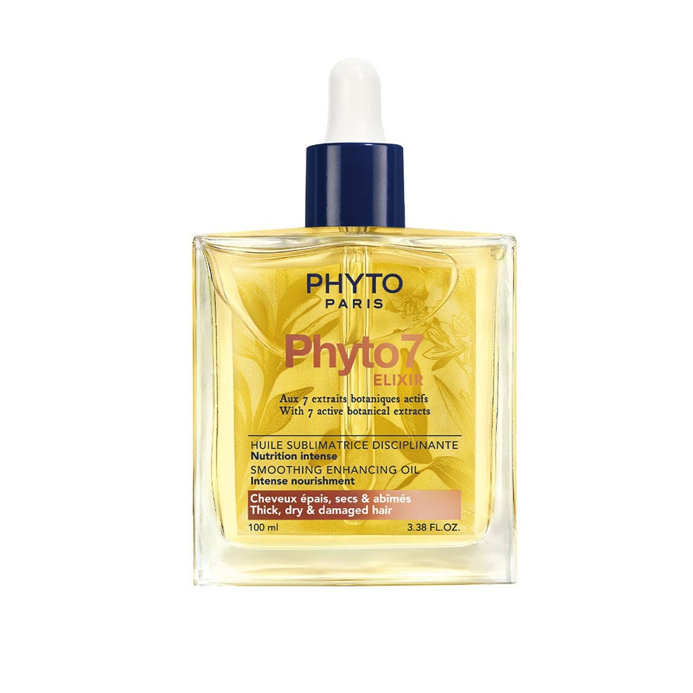 PHYTO 7 Elixir Intense Huile - Olio Sublimante Disciplinante Nutriente per Capelli Spessi, Secchi e Danneggiati 100 ml - Immagine 9