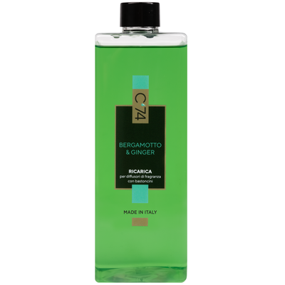 C'74 Ricarica Diffusori di Fragranza Bergamotto & Ginger 500 ml