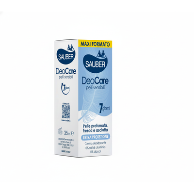 Sauber DeoCare Pelli Sensibili con Attivi Postbiotici 35 ml