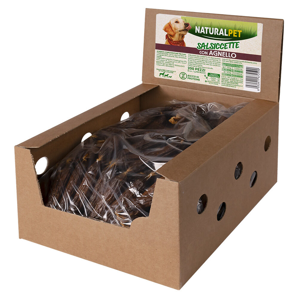 Naturalpet Otto il Salsicciotto Gusto Agnello, , large