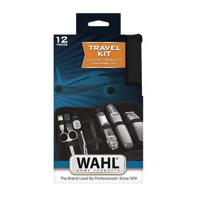 Wahl Travel Kit Regolabarba + Trimmen 12 Accessori