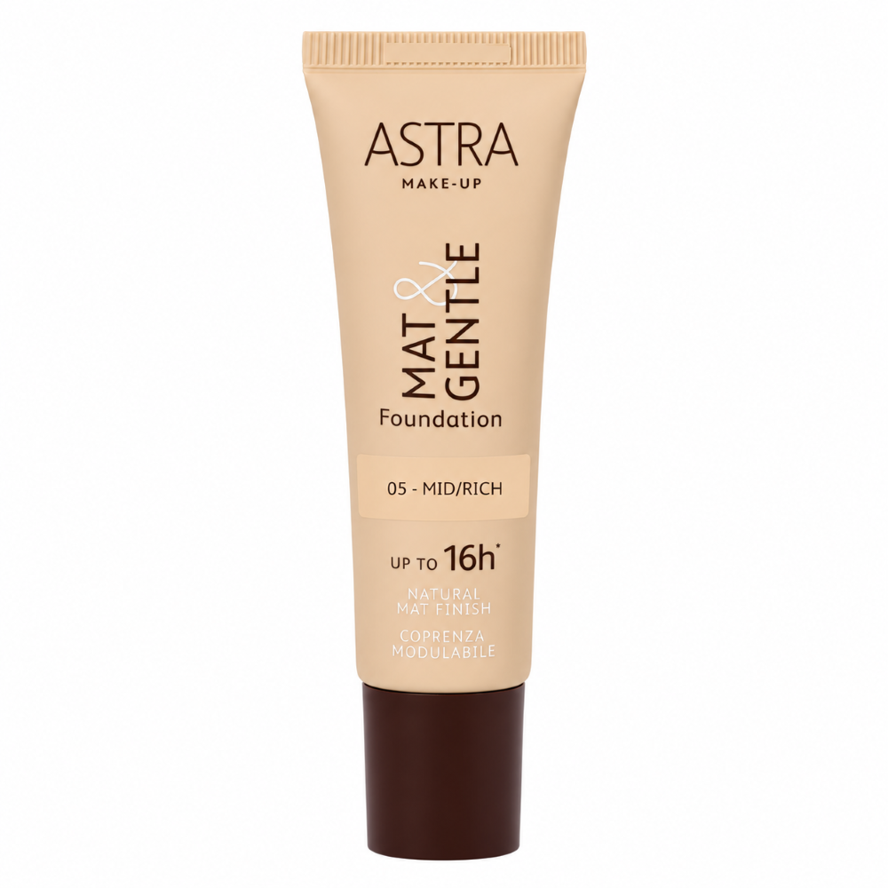 Astra Fondotinta Mat&Gentle 05 Mid/Rich - -