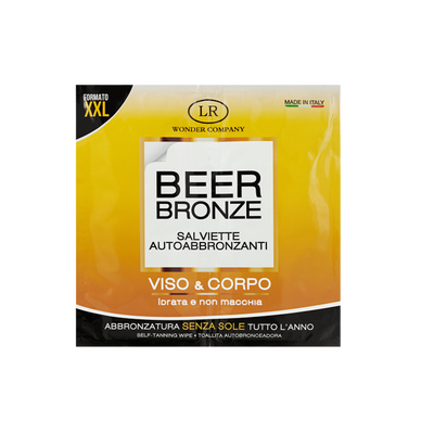 Beer Bronze Salviette Autoabbronzanti 2 Pezzi