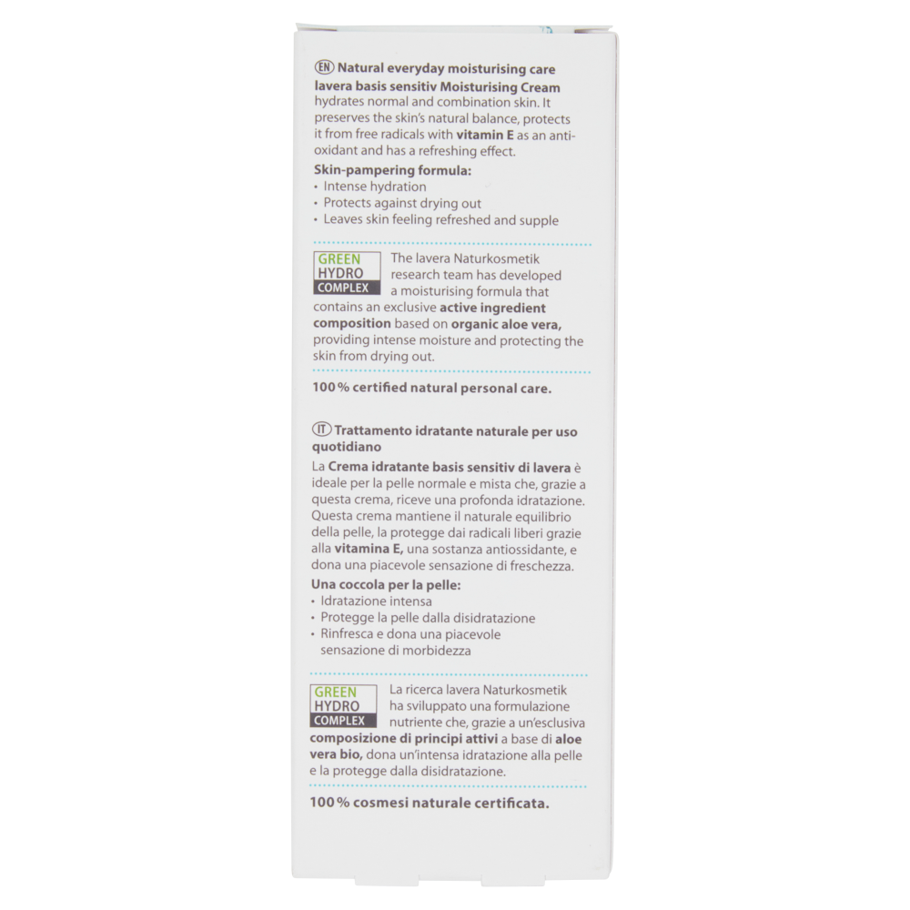 Lavera Basis Sensitiv Crema Idratante Aloe Vera Bio & Jojoba Bio 50 ml, , large