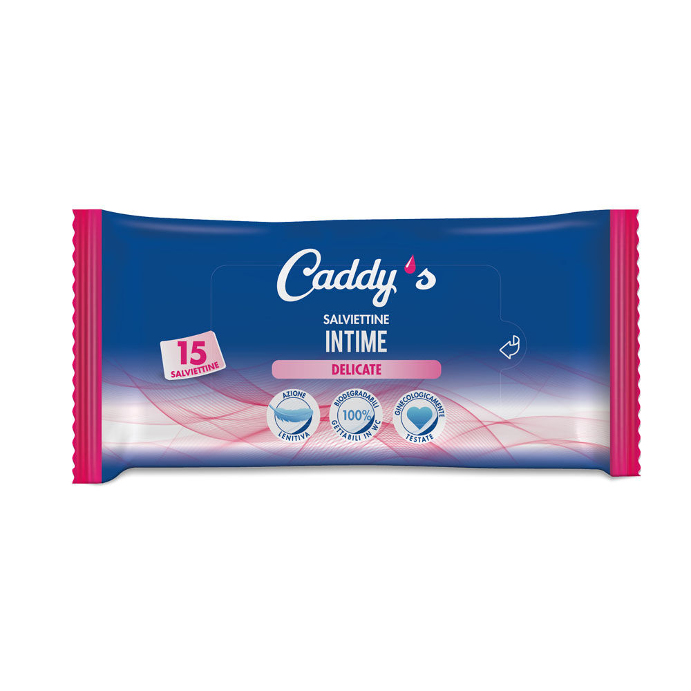 Caddy's Salviettine Intime Delicate 15 Pezzi, , large