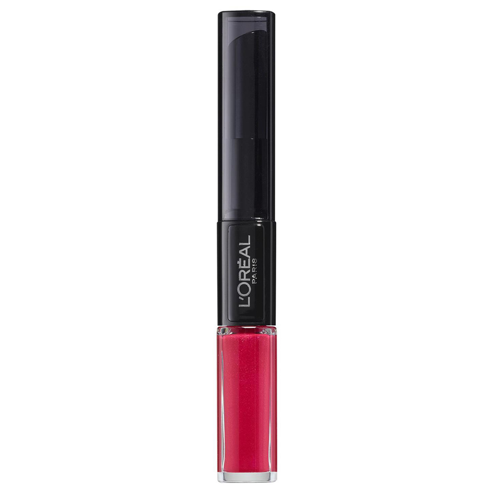 Loreal Unisex Rosa Lampone L'oreal, L'oréal Paris Rossetto Balsamo 2In1 Infaillible 2 Step 24H, Rossetto A Lunga Tenuta, Balsamo Idratante, Effetto No Transfer, 214 Raspberry For Life., Taglia: Fasul - Immagine 5