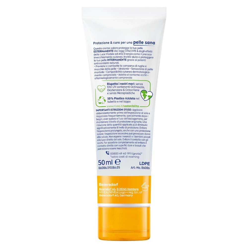 Nivea Sun UV Viso Anti-Et&agrave; FP 50 Tubetto 50 ml, , large