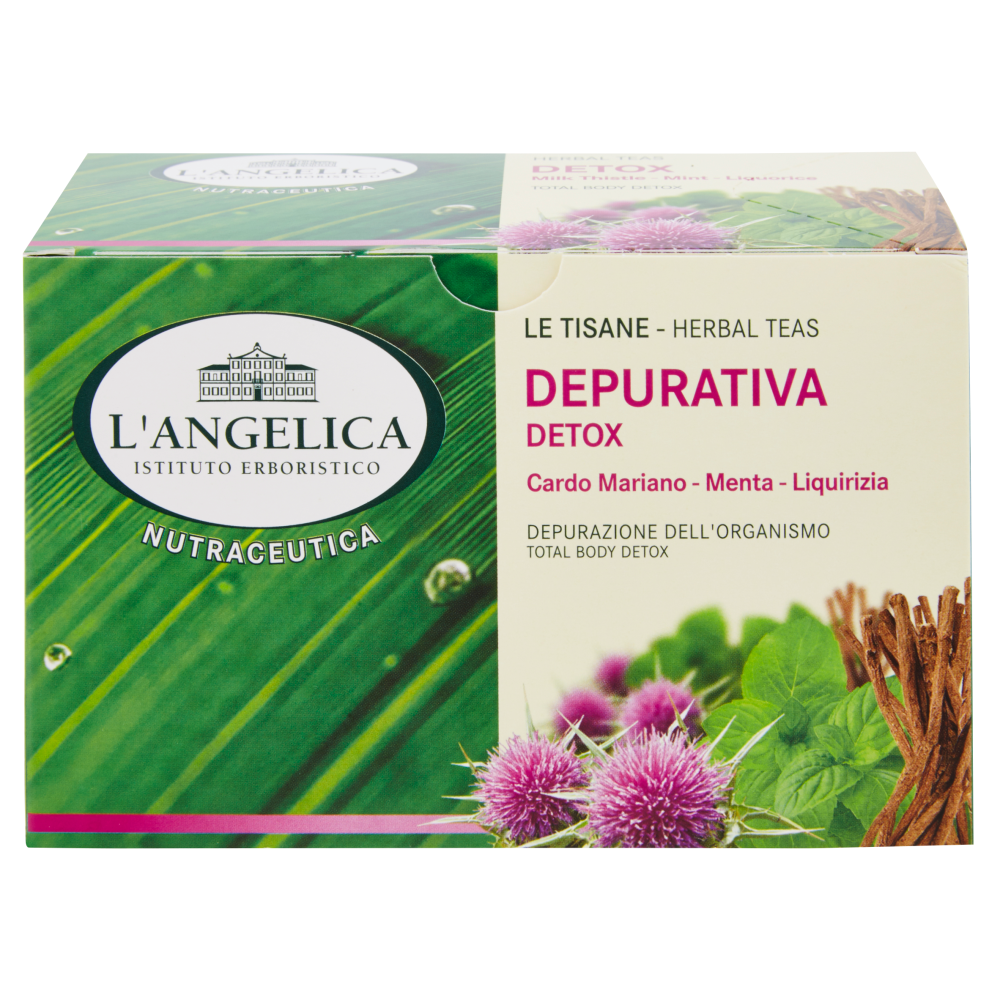 L'Angelica Nutraceutica le Tisane Depurativa Detox 20 Filtri 40 g, , large