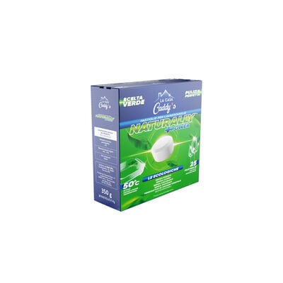 Caddy's Tabs Lavastoviglie Naturally 25 Pezzi 