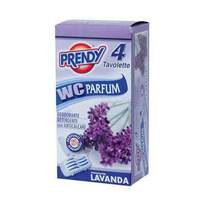 Prendy Deodorante Wc 4 Pezzi Lavanda 40g