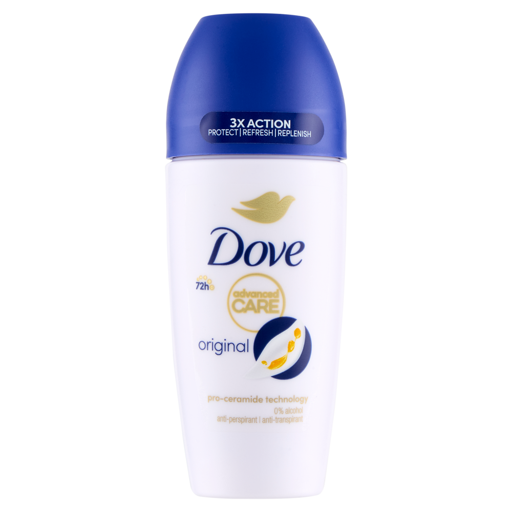 Dove Advanced Care Original Deodorante Roll-On 50 ml	, , large