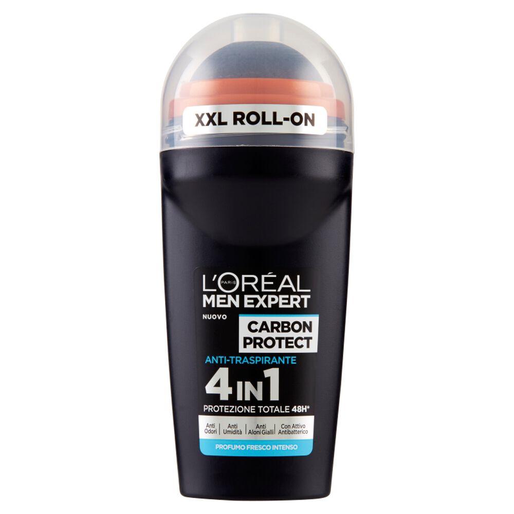 L'Oréal Men Expert Carbon Protect 4 in 1 XXL Roll-On 50 ml, , large