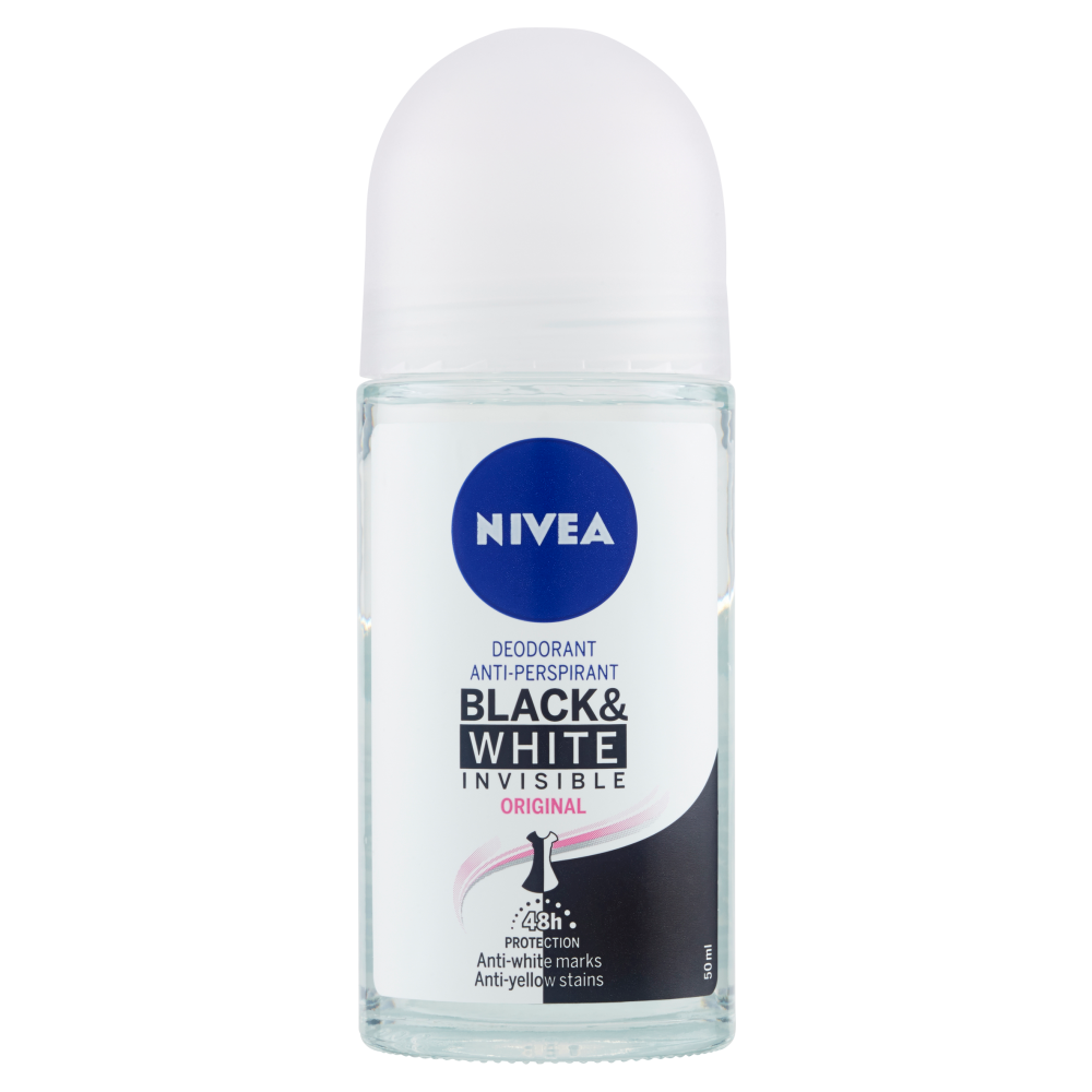Nivea Invisible For Black & White Original Roll On 50 ml - -