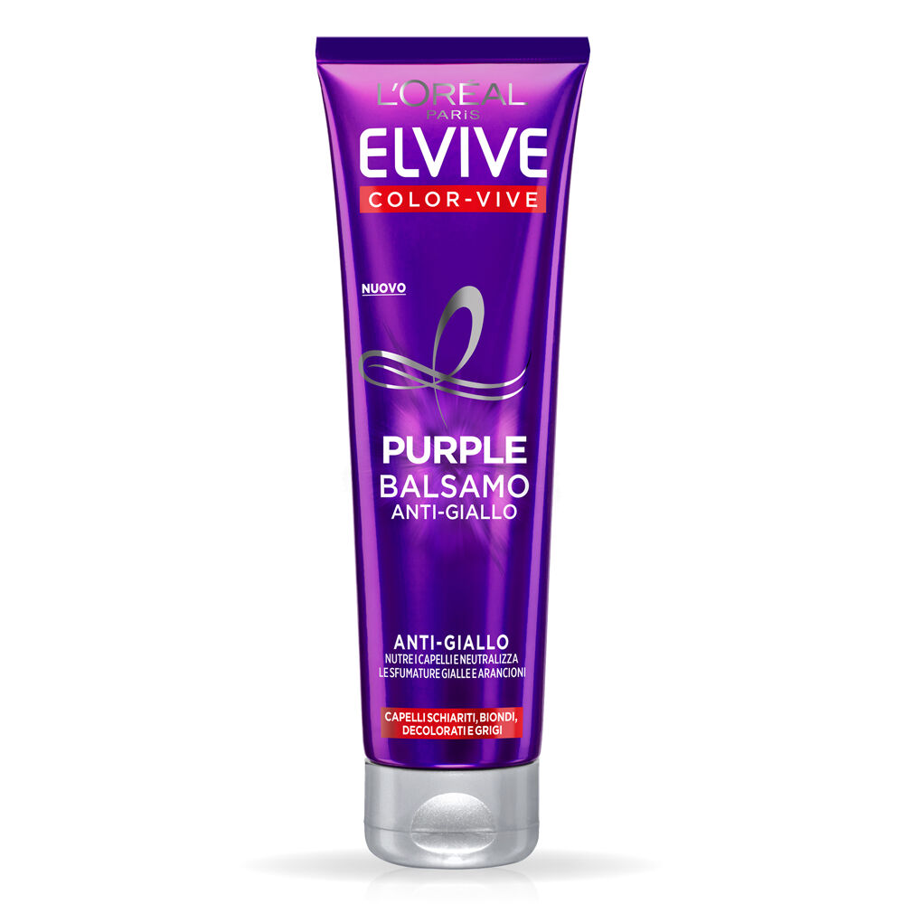 Elvive Purple Antigiallo Balsamo 150 ml, , large