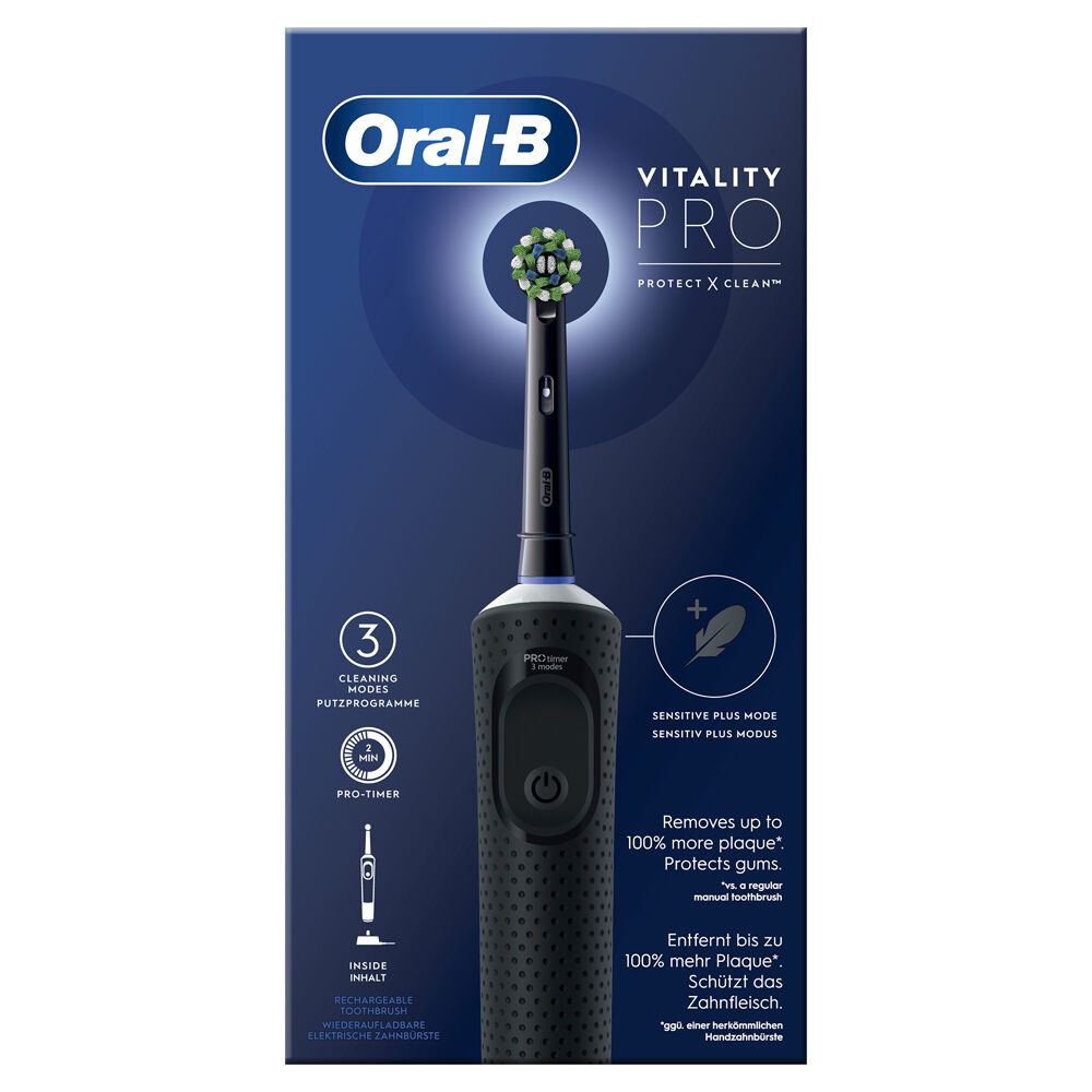 Oral-B Spazzolino Elettrico Ricaricabile Vitality Pro Nero - -