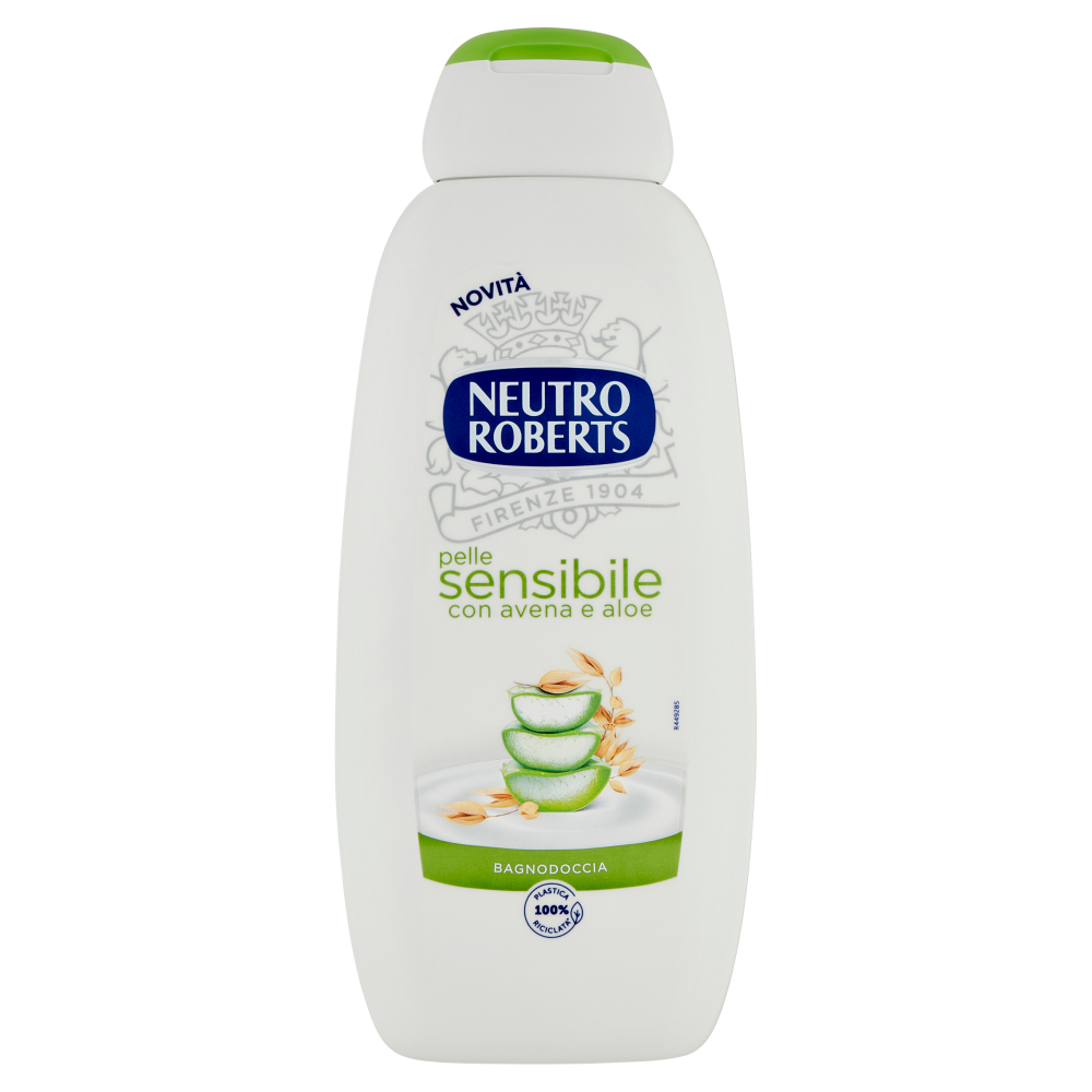 Neutro Roberts Pelle Sensibile con Avena e Aloe Bagnodoccia 450 ml - -
