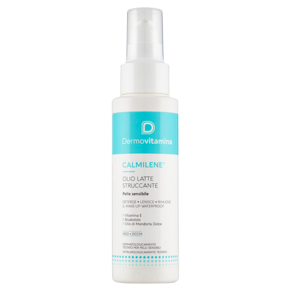 Dermovitamina Calmilene Olio Latte Struccante Viso - Occhi 100 ml, , large