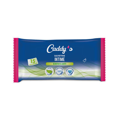 Caddy's Salviette Intime Rinfrescanti 15 Pezzi