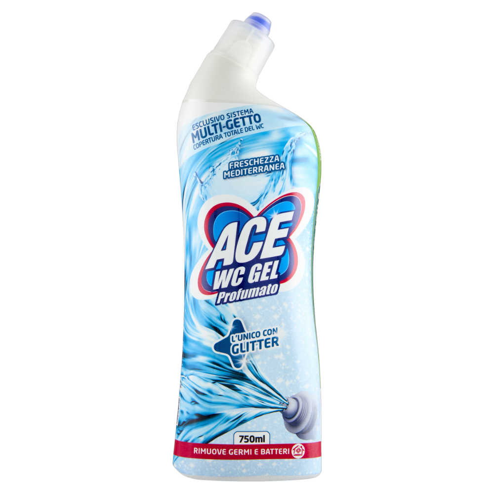 ACE Wc Gel Profumato Freschezza Mediterranea Multi-Getto 750 ml - -