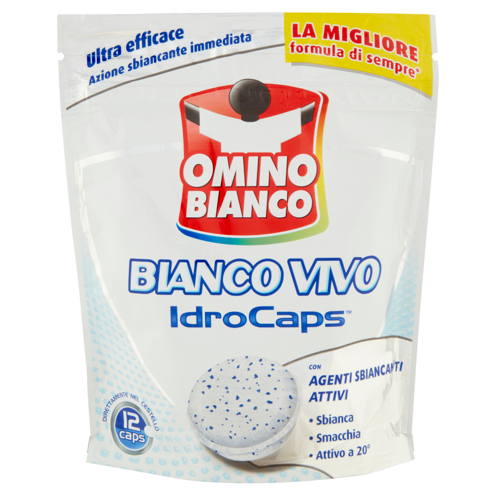 Omino Bianco Idrocaps Bianco Vico 12 Pezzi, , large