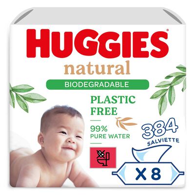 Huggies Natural Biodegradabili 48 Salviette 8 Pacchi
