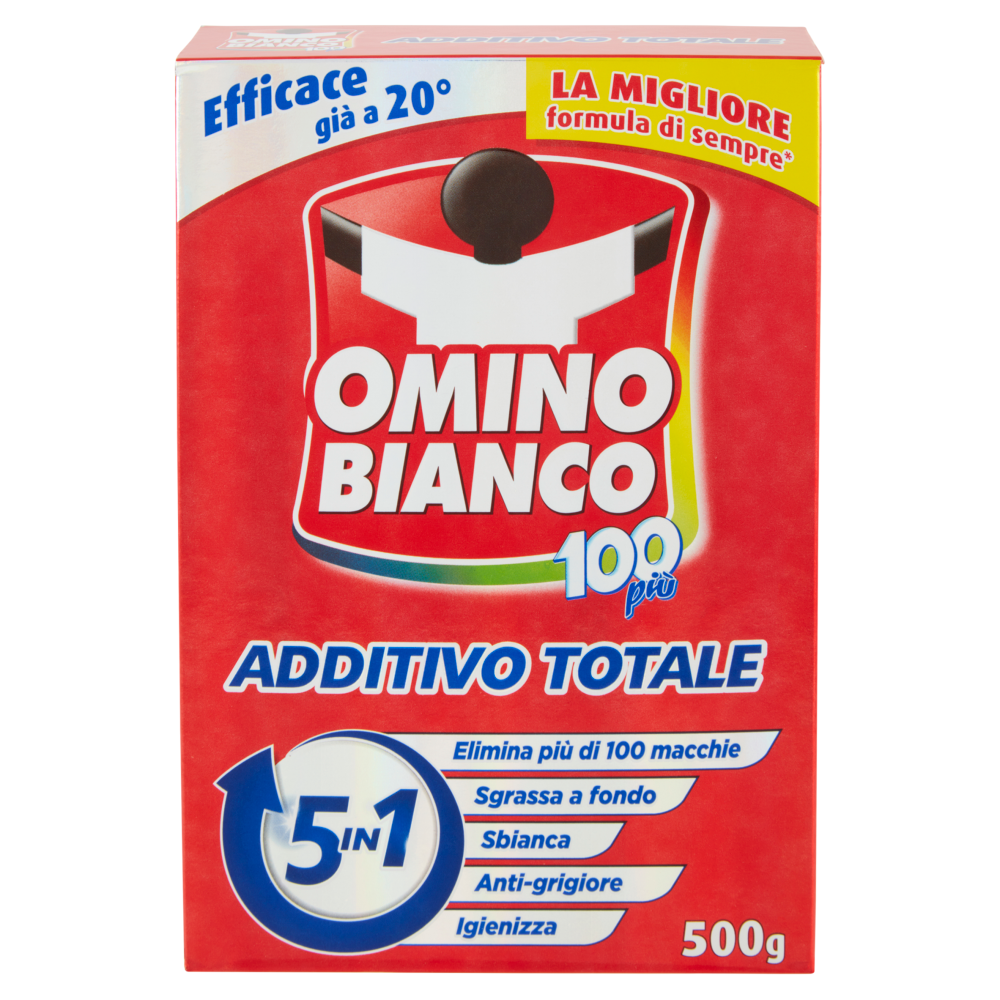 Omino Bianco Additivo Smacchiatore in Polvere 500g, , large