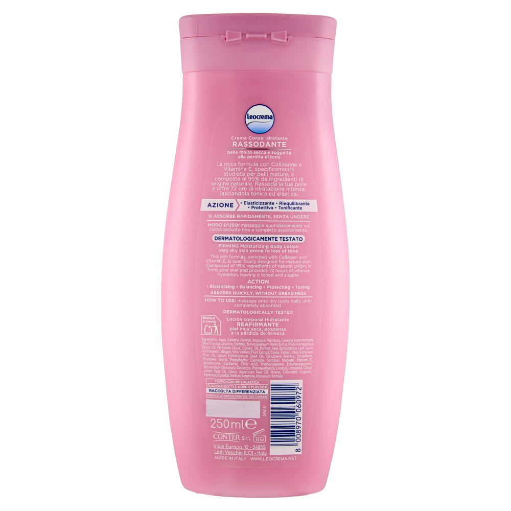 Leocrema Crema Corpo Idratante Rassodante Pelli Mature 250 ml, , large